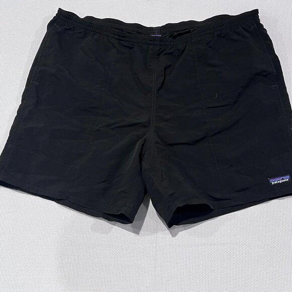 PATAGONIA Baggies 6” Inseam Swim Trunks Shorts Men XL Black W Mesh Liner Pocket - Picture 1 of 6
